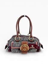Coach Soho Tweed Satchel with Swarovski Crystal Bow