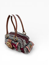 Coach Soho Tweed Satchel with Swarovski Crystal Bow