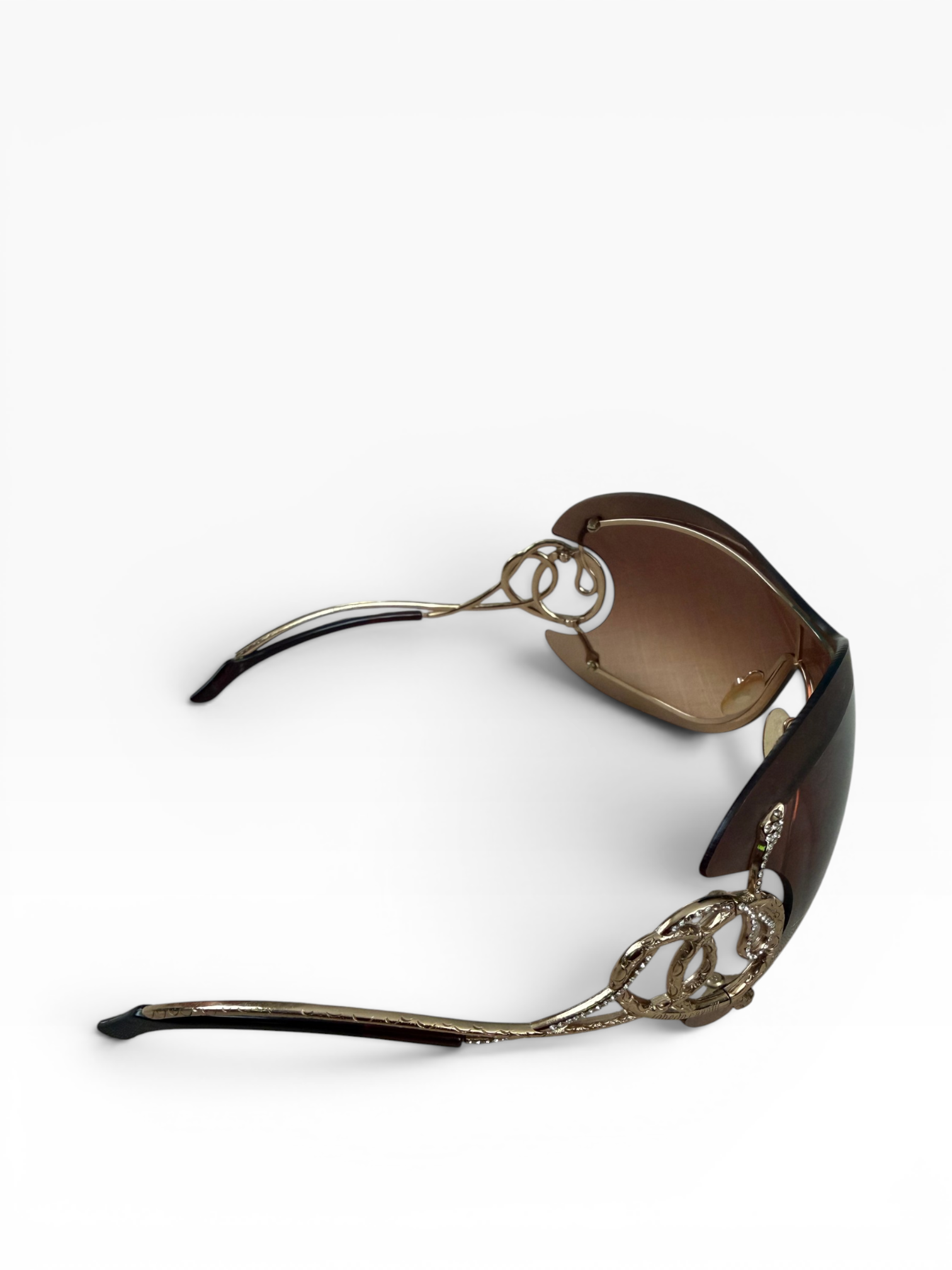 Roberto Cavalli Serpentine Shield Sunglasses
