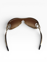 Roberto Cavalli Serpentine Shield Sunglasses