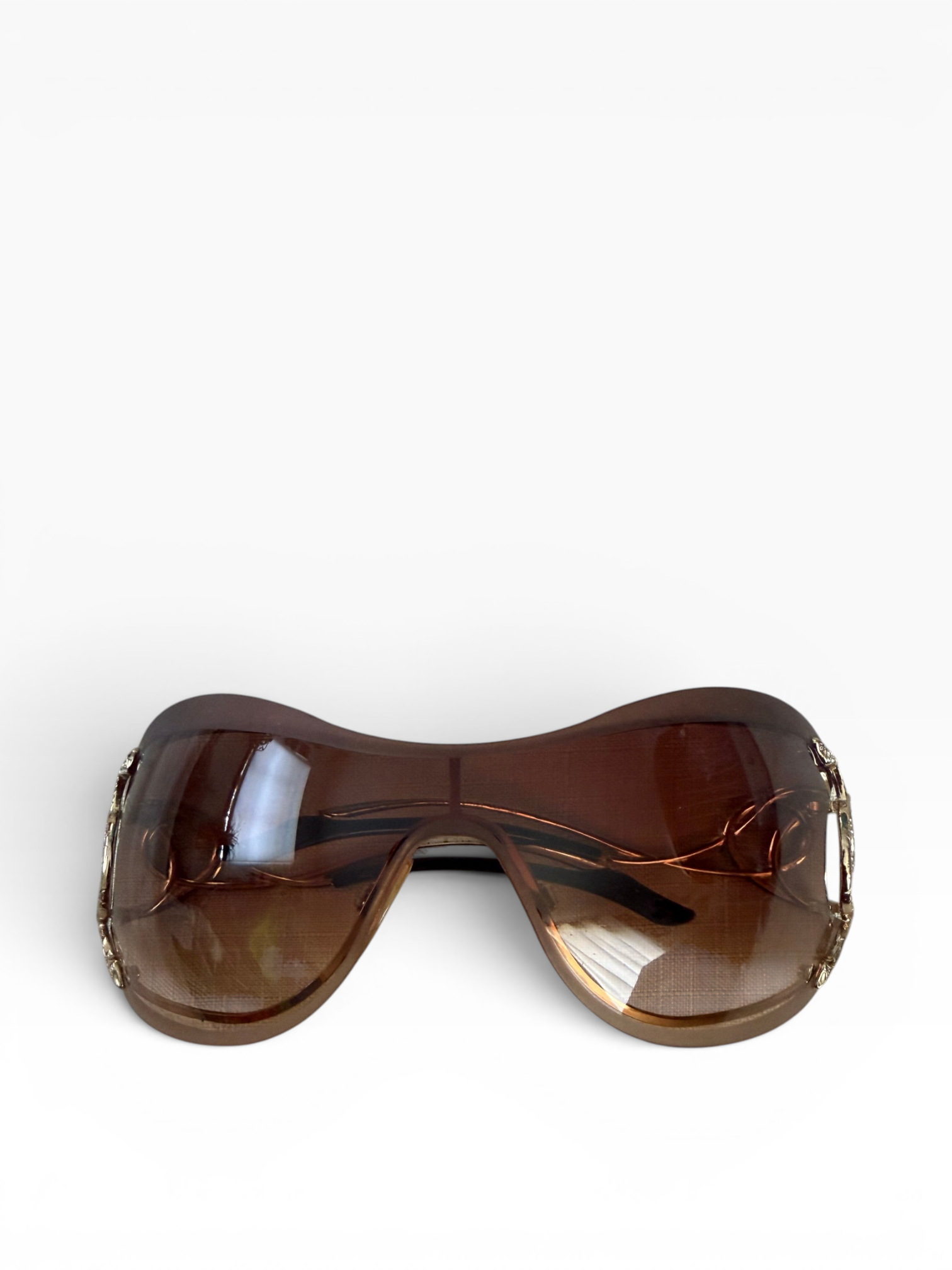 Roberto Cavalli Serpentine Shield Sunglasses