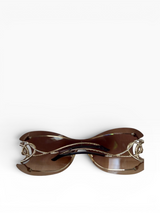 Roberto Cavalli Serpentine Shield Sunglasses