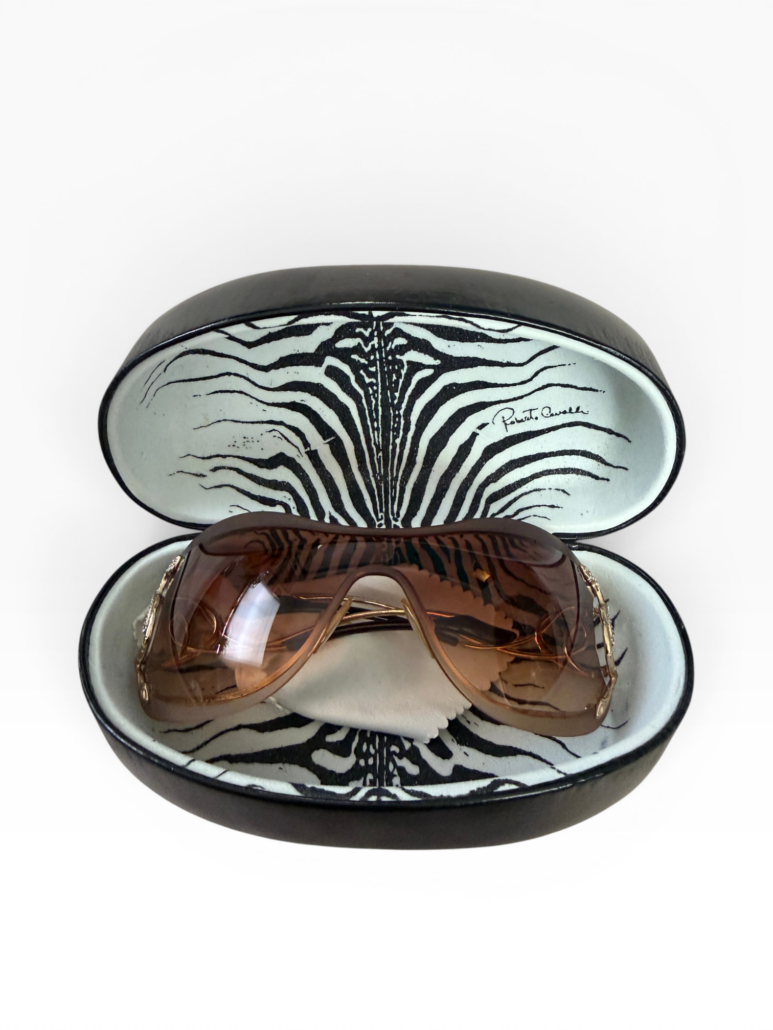 Roberto Cavalli Serpentine Shield Sunglasses