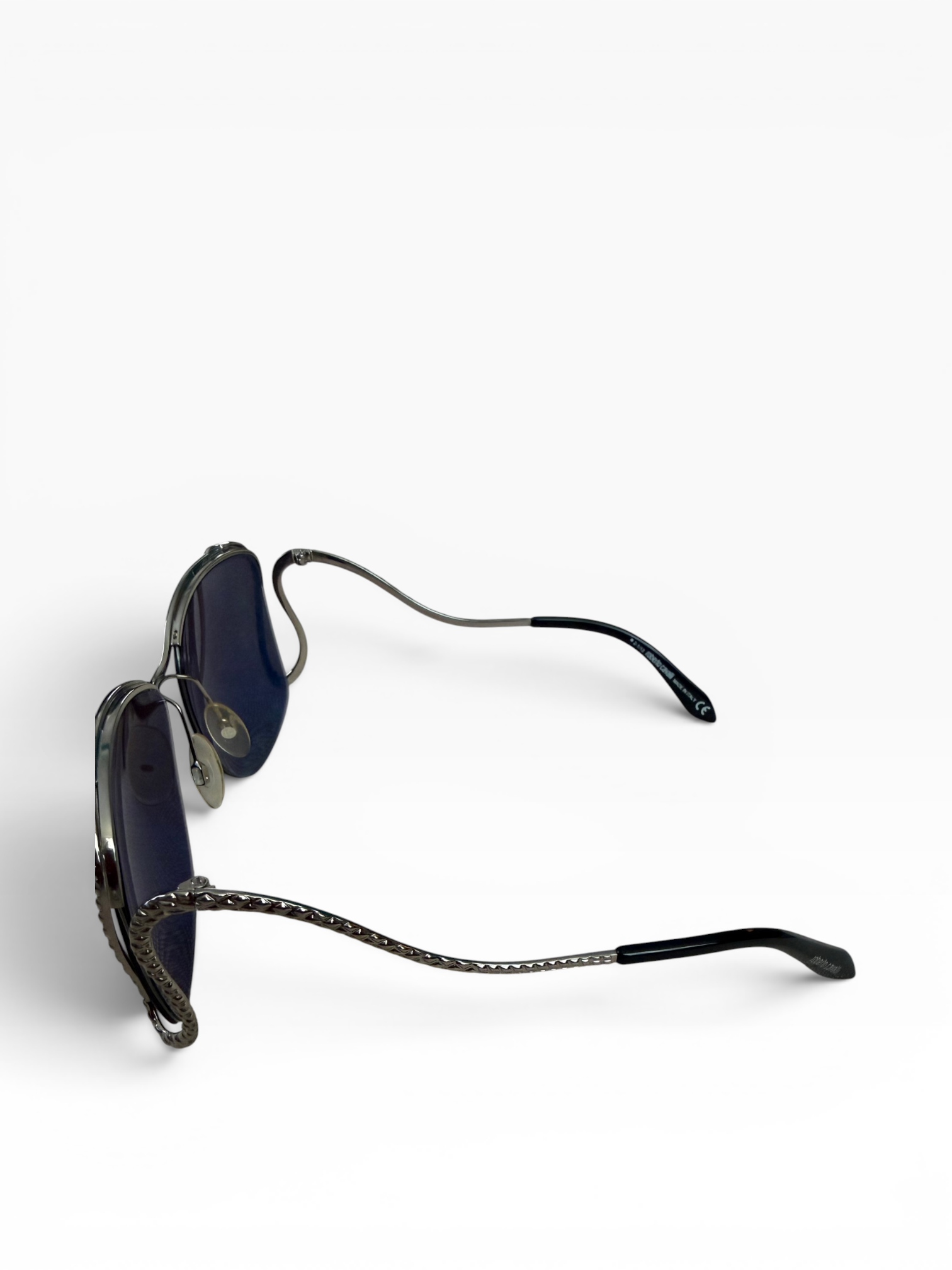 Roberto Cavalli Marutea Serpent Sunglasses, Palladium