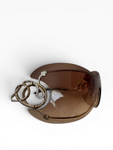 Roberto Cavalli Serpentine Shield Sunglasses