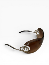 Roberto Cavalli Serpentine Shield Sunglasses