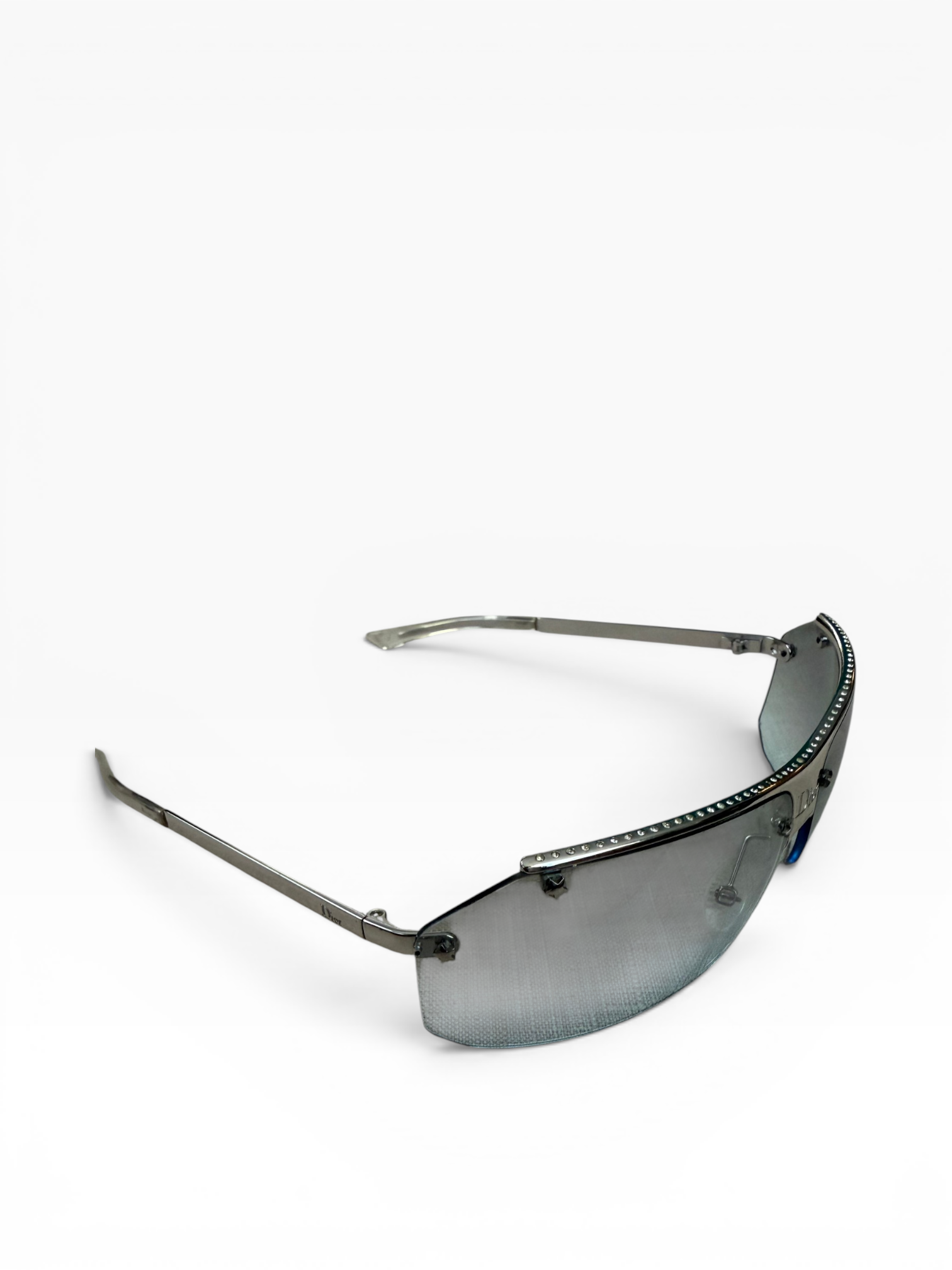 Christian Dior Hit 2 Crystal Mirror Sunglasses, Galliano Era
