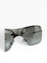 Christian Dior Hit 2 Crystal Mirror Sunglasses, Galliano Era