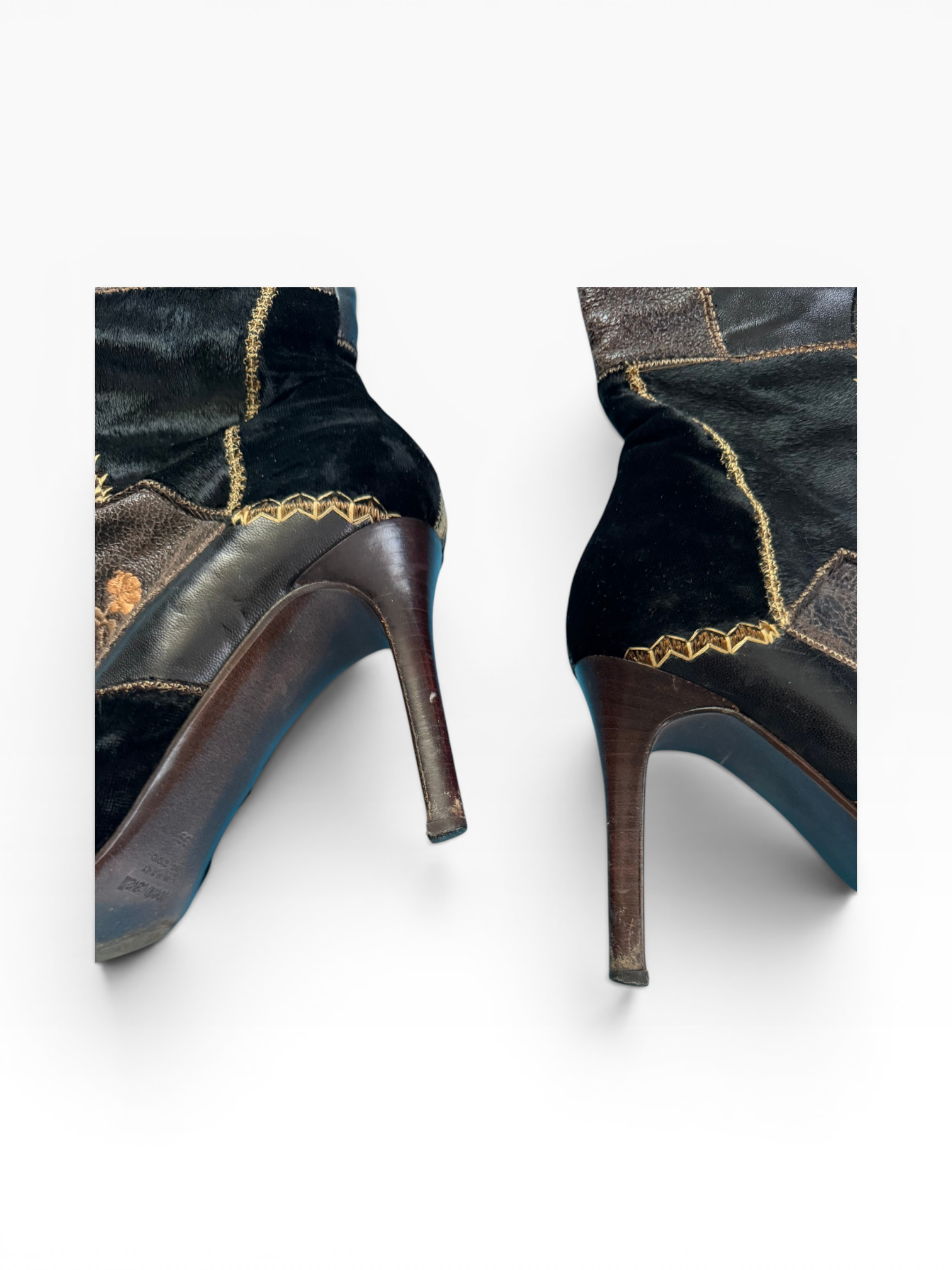 Roberto Cavalli Patchwork Boots