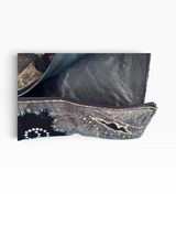 El Dantés SS06 Patchwork Linen Stiletto Boots