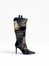Roberto Cavalli Patchwork Boots