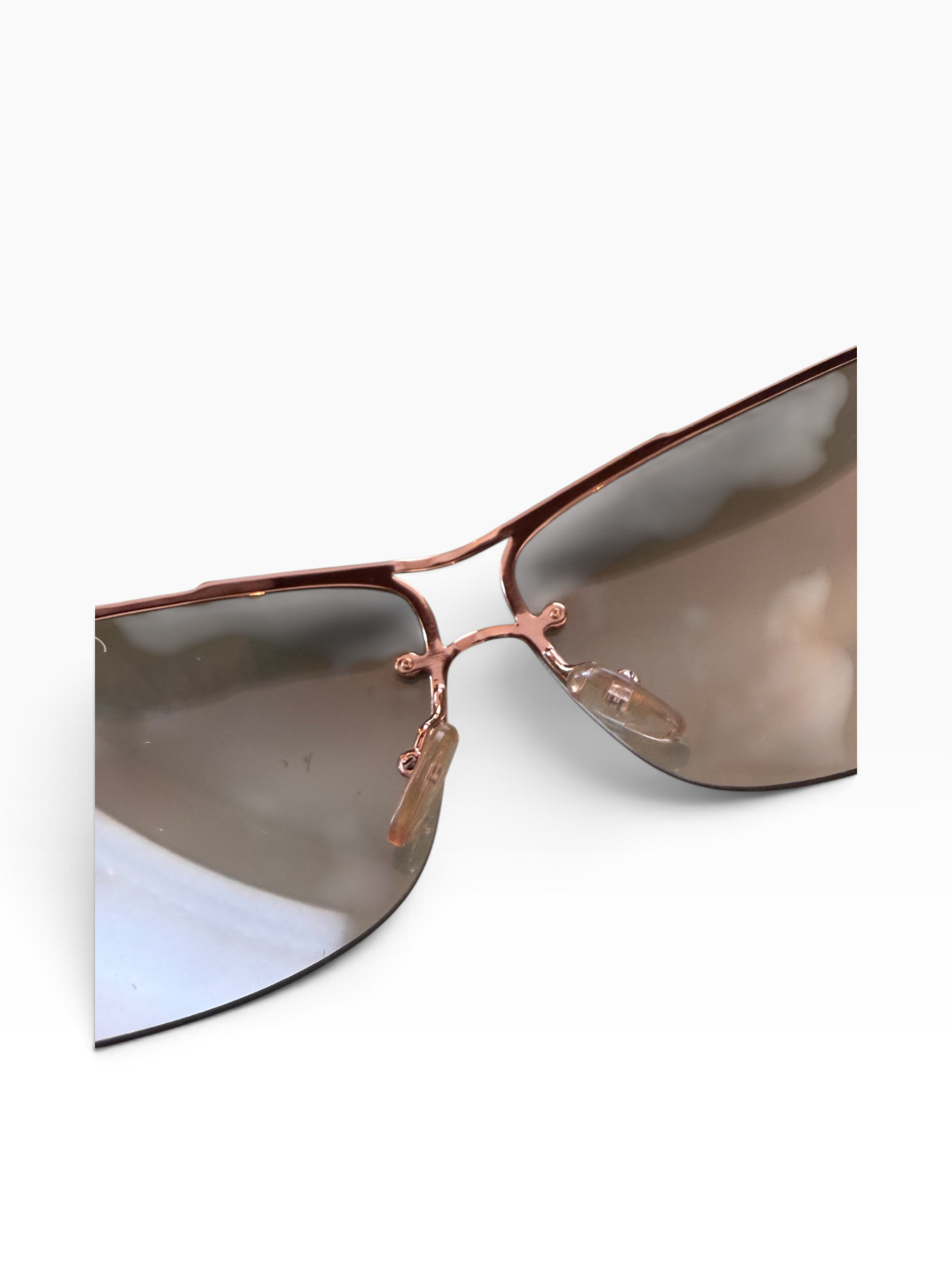 Roberto Cavalli Maia Serpent Sunglasses, Gold Mirror