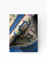 Guess Blue Embossed G Logo Shoulder Bag
