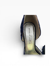 House of Deréon Navy Velvet Heels