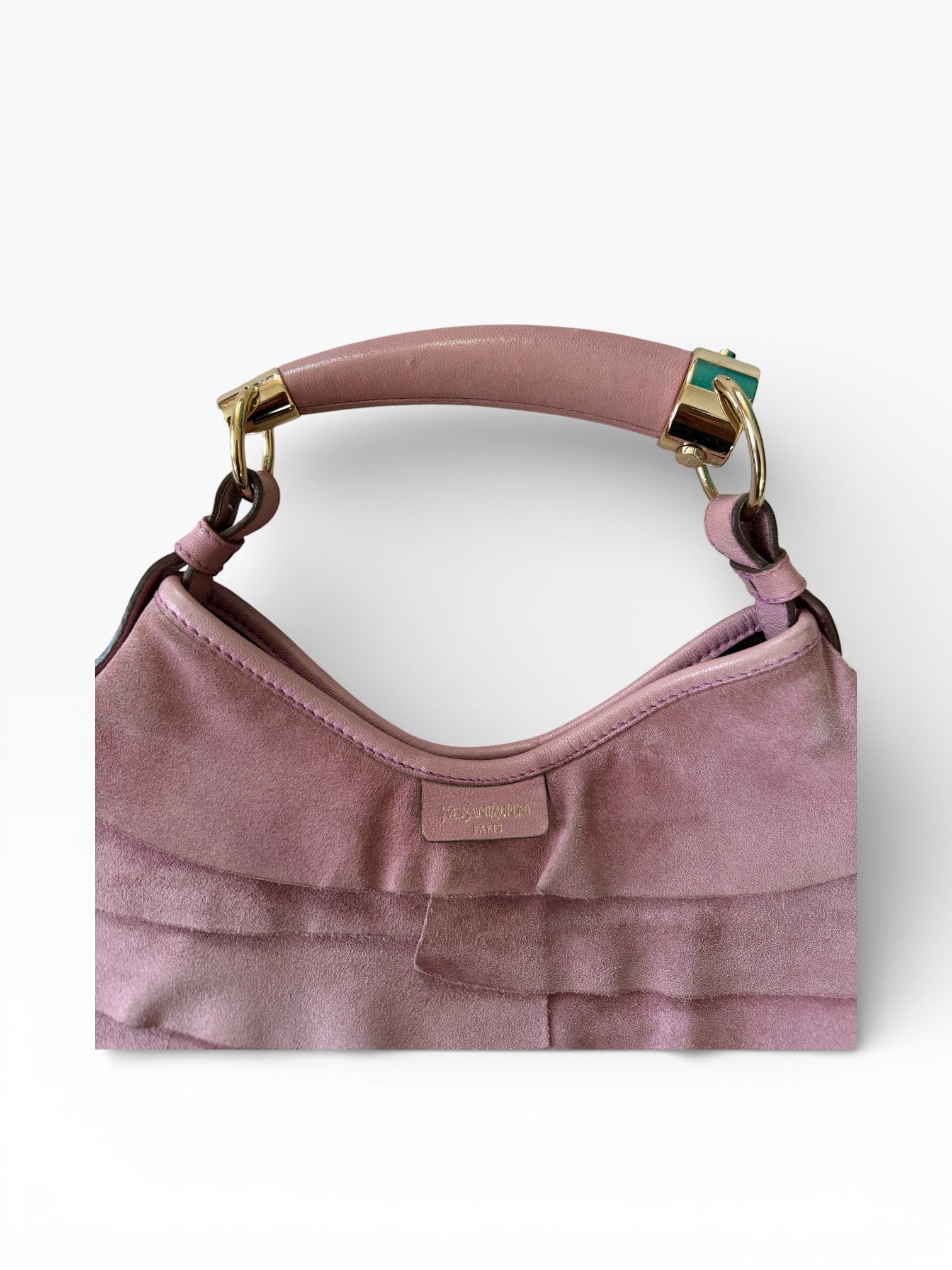 Yves Saint Laurent St. Tropez Mombasa Horn Handle Bag