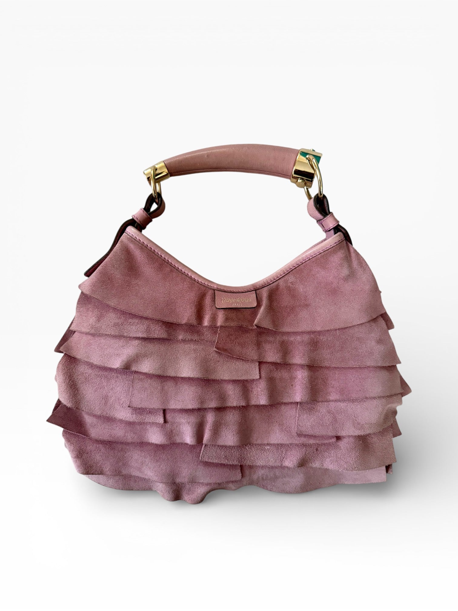 Yves Saint Laurent St. Tropez Mombasa Horn Handle Bag