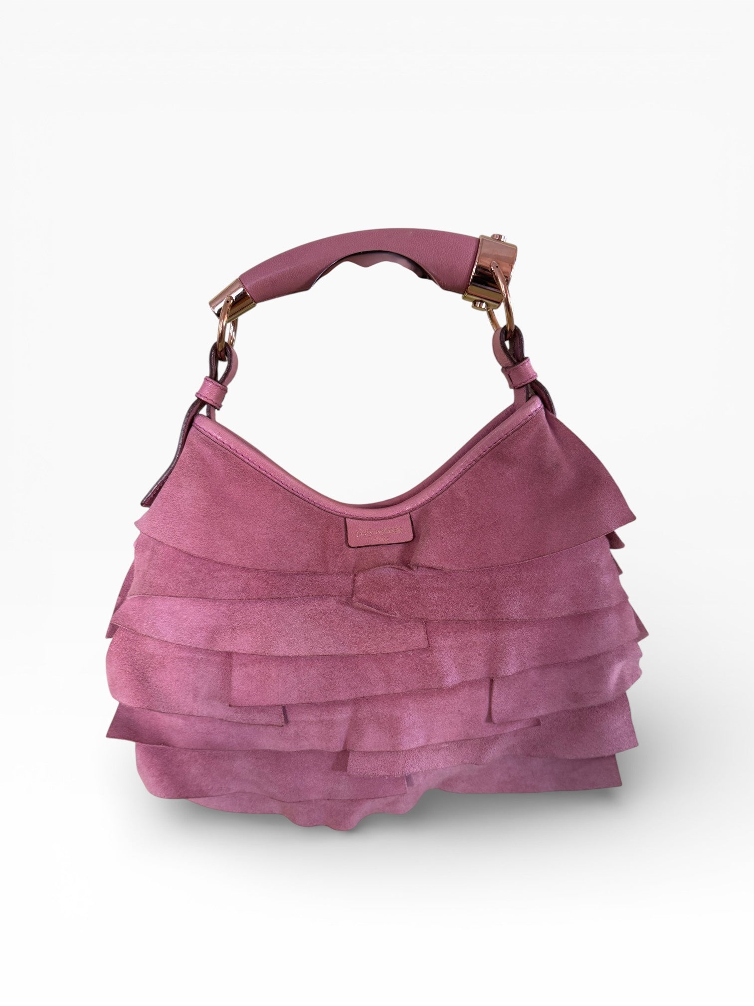 Yves Saint Laurent St. Tropez Mombasa Horn Handle Bag