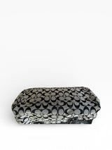 Coach Signature Canvas Shoulder Bag with Buckle Details