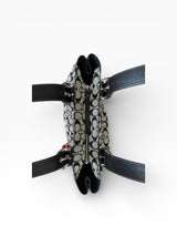 Coach Signature Canvas Shoulder Bag with Buckle Details