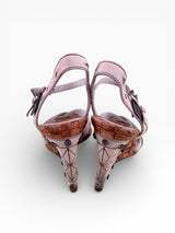 Christian Dior Gaucho Wedges