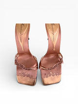 Giuseppe Zanotti Crystal Snake Mules