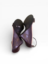 Baby Phat Studded Cat Logo Wedge Sandals
