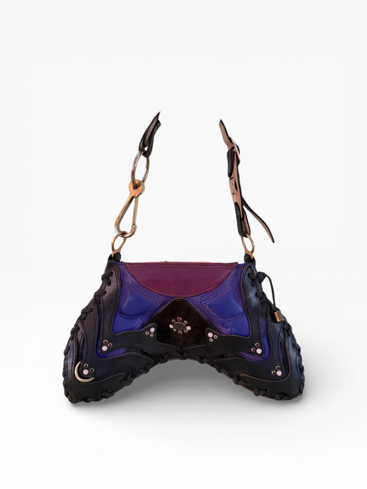 Bracher Emden London Crystal Butterfly Shoulder Bag