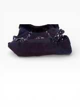 Baby Phat Quilted Chain Faux Fur Hobo
