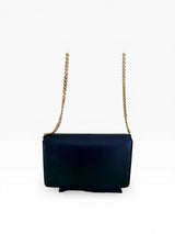 Roberto Cavalli Crystal Tribal Mask Studded Chain Bag