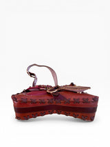 Bracher Emden London Jeweled Fringe Butterfly Shoulder Bag
