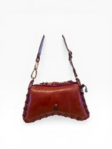Bracher Emden London Jeweled Fringe Butterfly Shoulder Bag