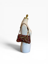 Bracher Emden London Jeweled Fringe Butterfly Shoulder Bag