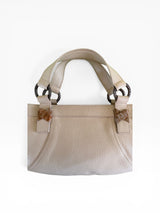 Roberto Cavalli Freedom Snake Head Leather Handbag