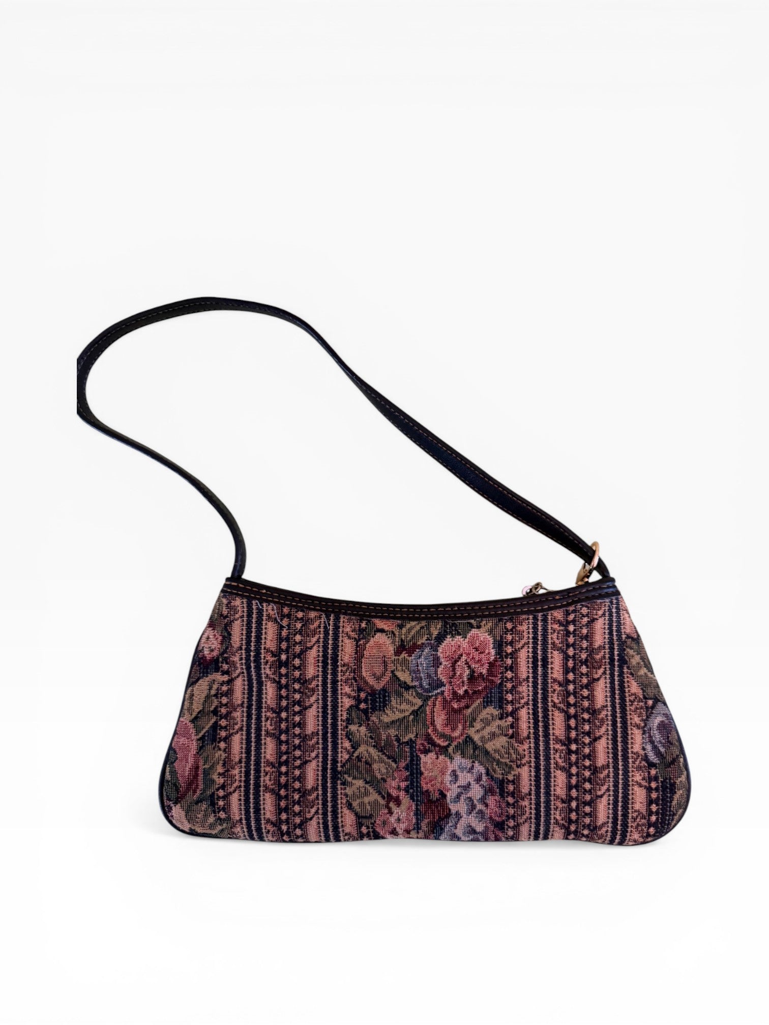 Baby Phat Tapestry Brocade Crystal Cat Mini Shoulder Bag