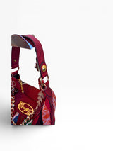 Coogi Vintage Sweater Knit Hobo Shoulder Bag