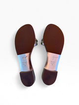 Giuseppe Zanotti Silver Fish Sandals