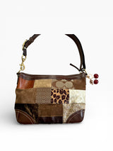 Coach Suede Patchwork